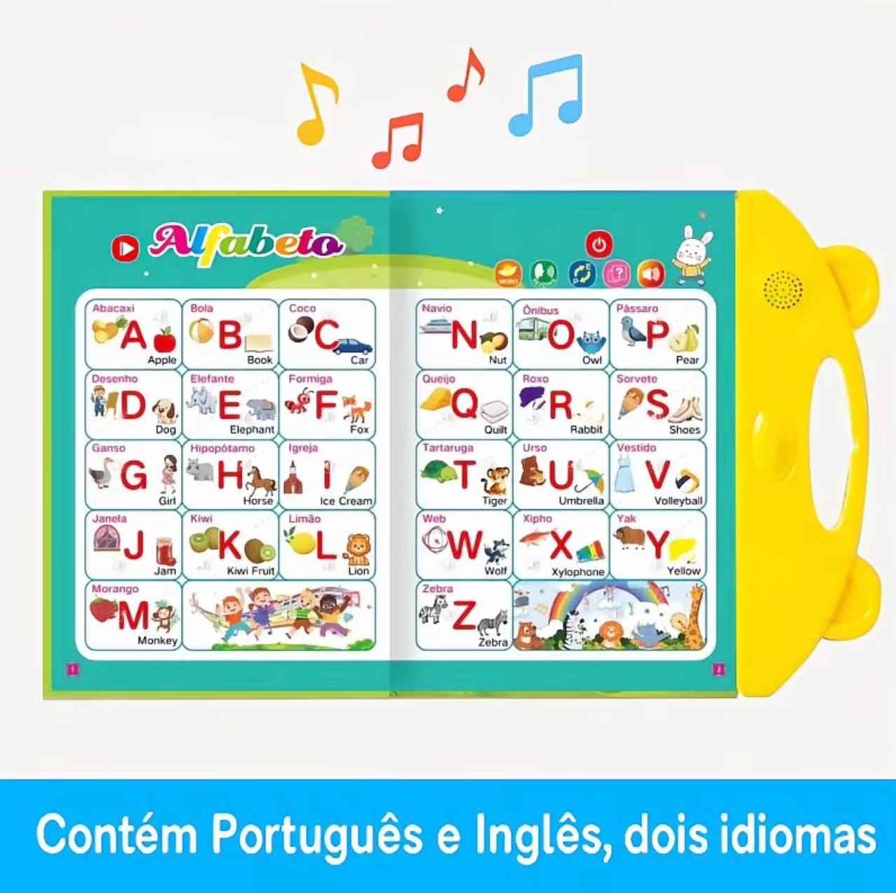 Páginas internas do livro