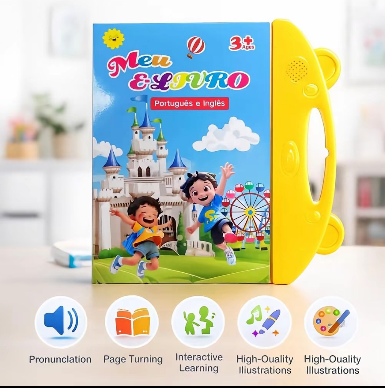Saída de som do Meu E-Livro